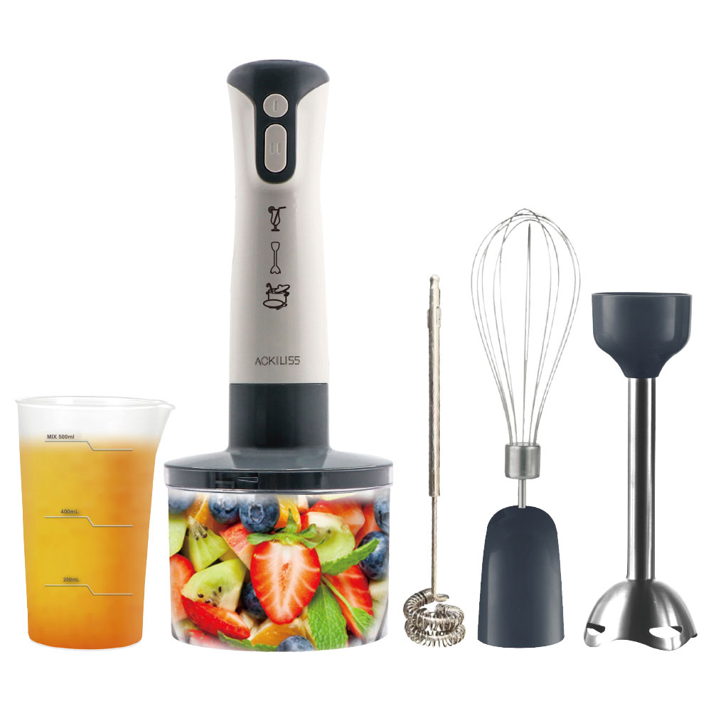 Immersion Hand Blender Set - Mélangeur électrique à Immersion à deux