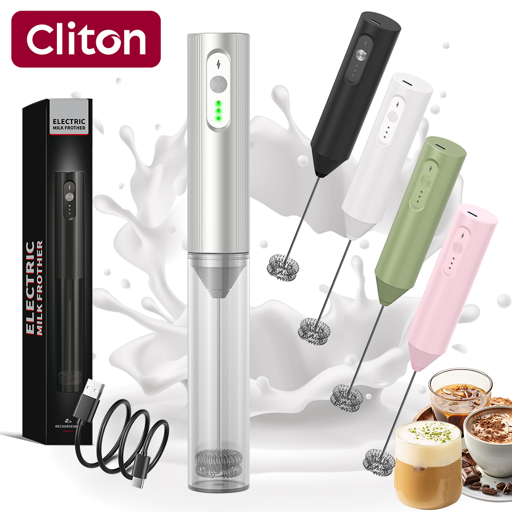 Portable Blender Usb Rechargeable - Mousseur à lait électrique rechargeable USB-C
