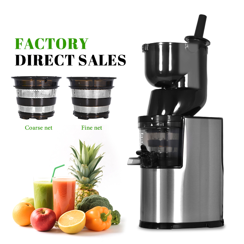 Electric Slow Juicer Cold Press - MOSEENER Commercial Portable électrique lent presse-agrumes