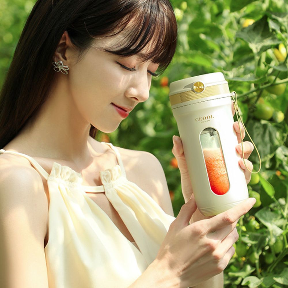 Portable Blender Usb Rechargeable - Mixeur Portable 4/10 Lames pour Fruits