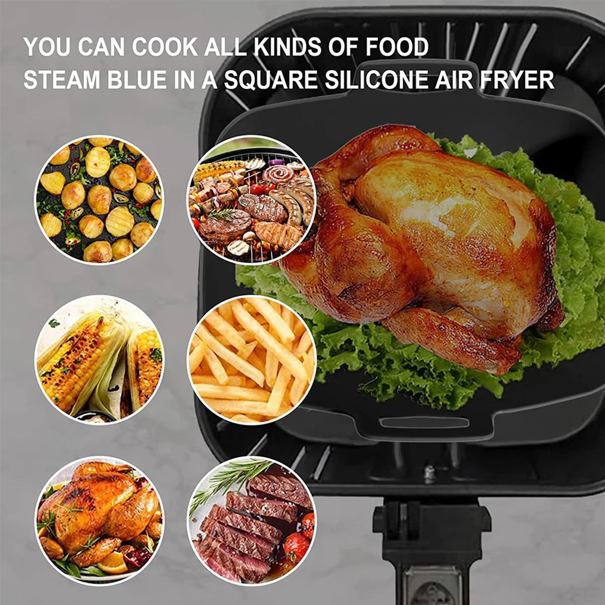 Revêtement en Silicone pour fr - Air Fryer Silicone Pot Liner avis et prix