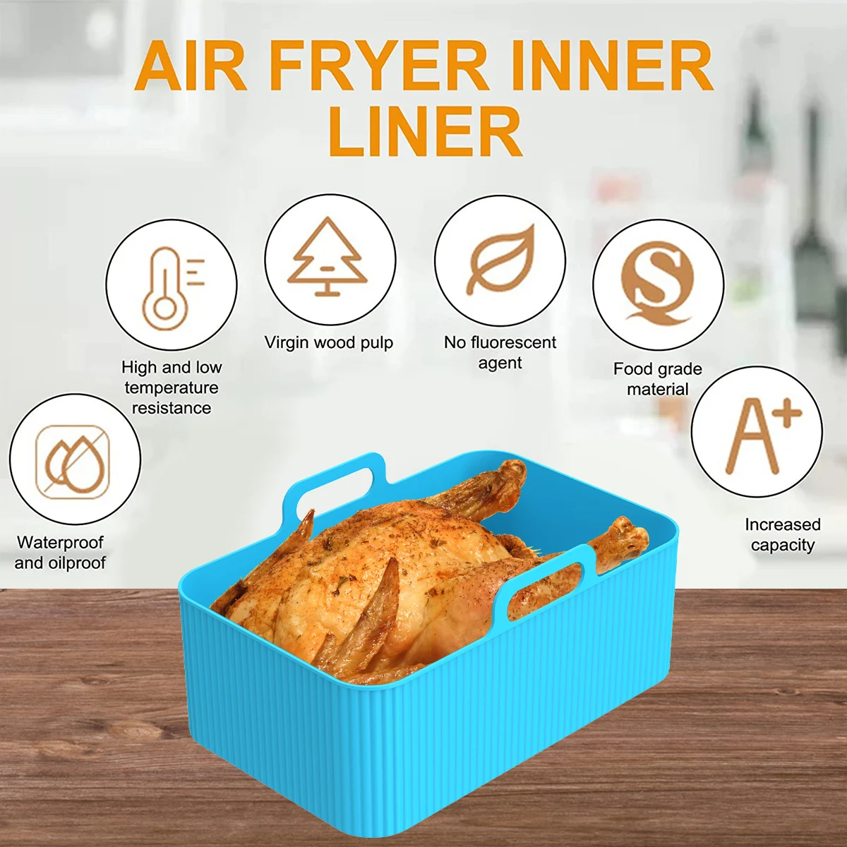 Revêtement en Silicone pour fr - Air Fryer Silicone Pot Liner avis et prix