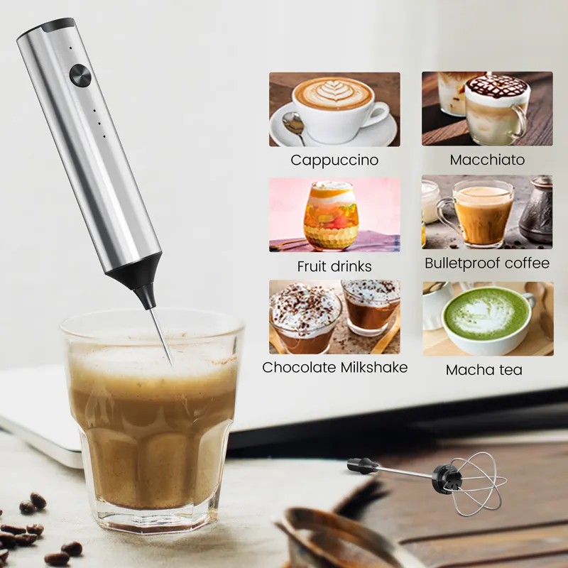 Mini mousseur à lait électriqu - Immersion Hand Blender Set avis et prix