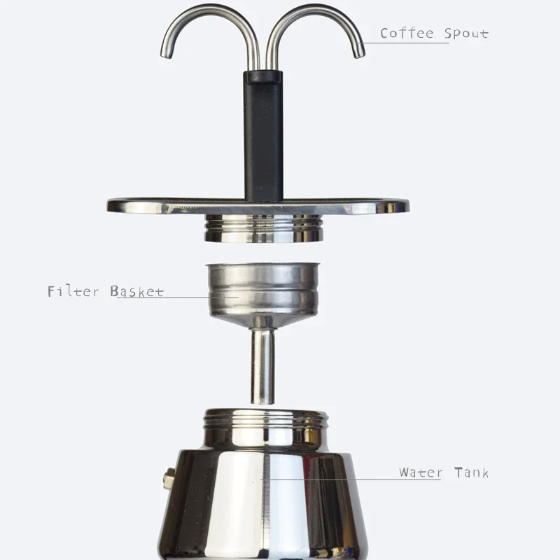 200ML Mini Moka Pot Double Tub - Small Appliances avis et prix
