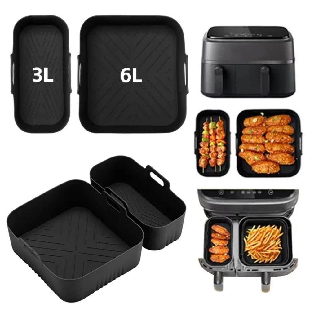 Moule en silicone rectangulair - Air Fryer Silicone Pot Liner avis et prix
