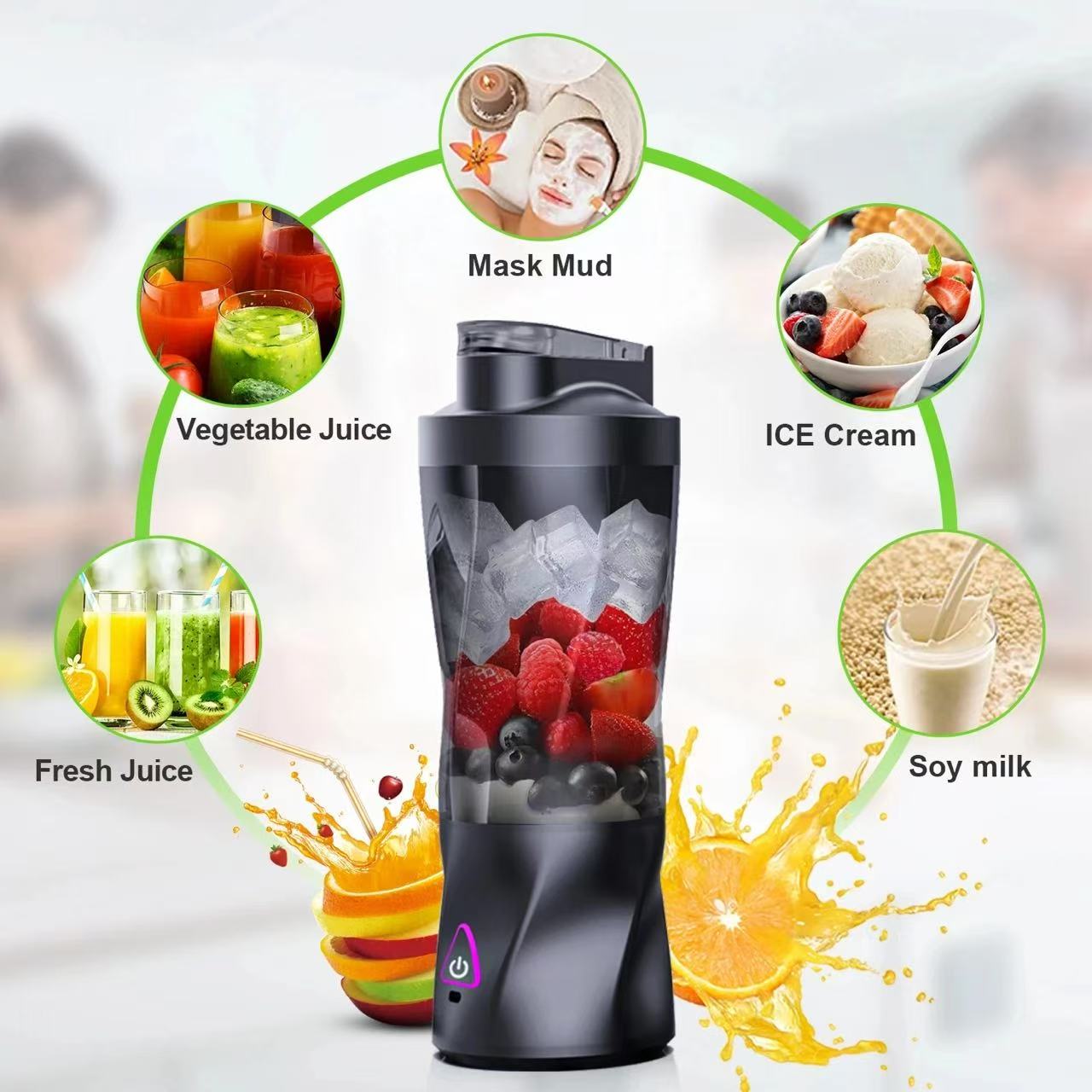 Mixeur-presse-agrumes électriq - Portable Blender Usb Rechargeable avis et prix