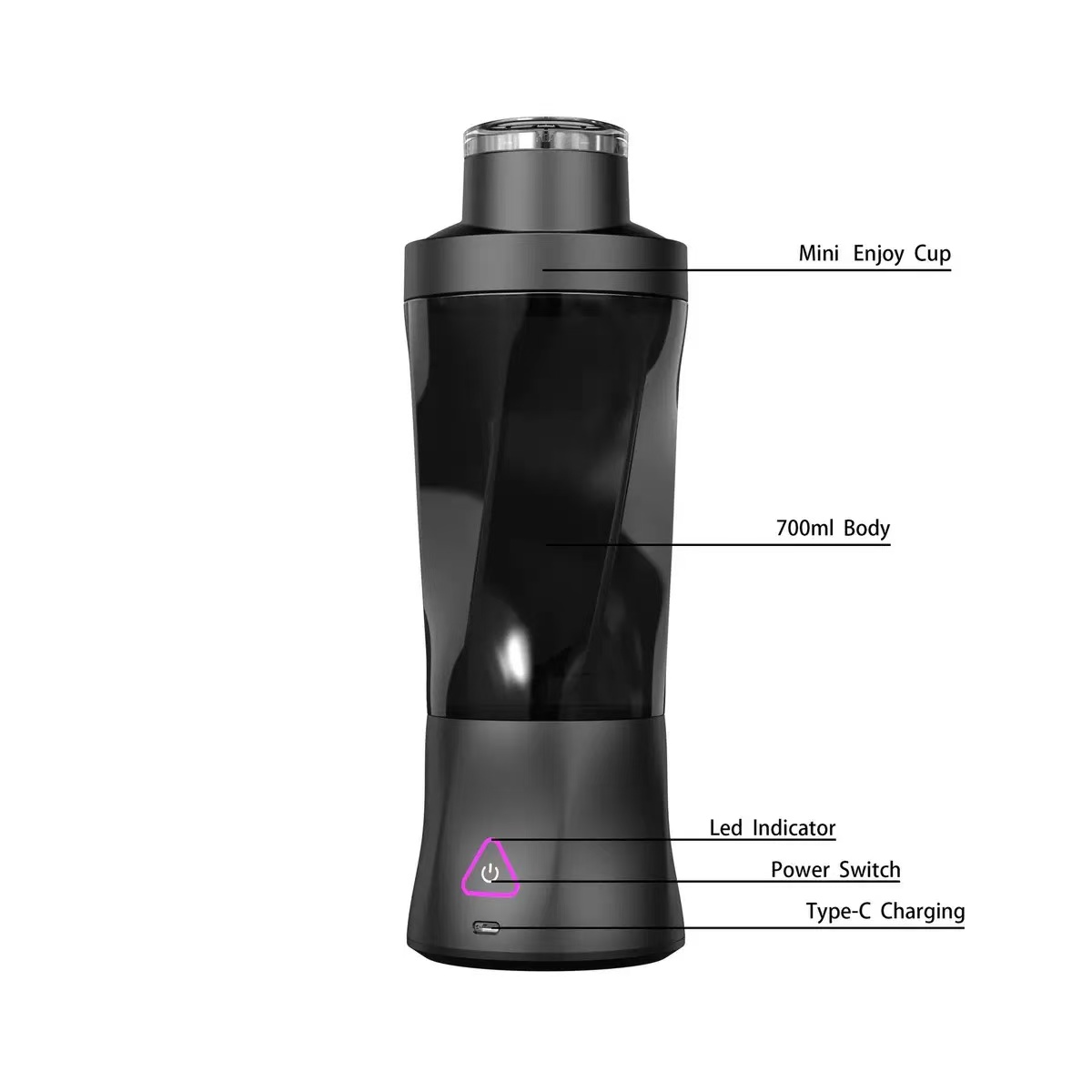 Mixeur-presse-agrumes électriq - Portable Blender Usb Rechargeable avis et prix