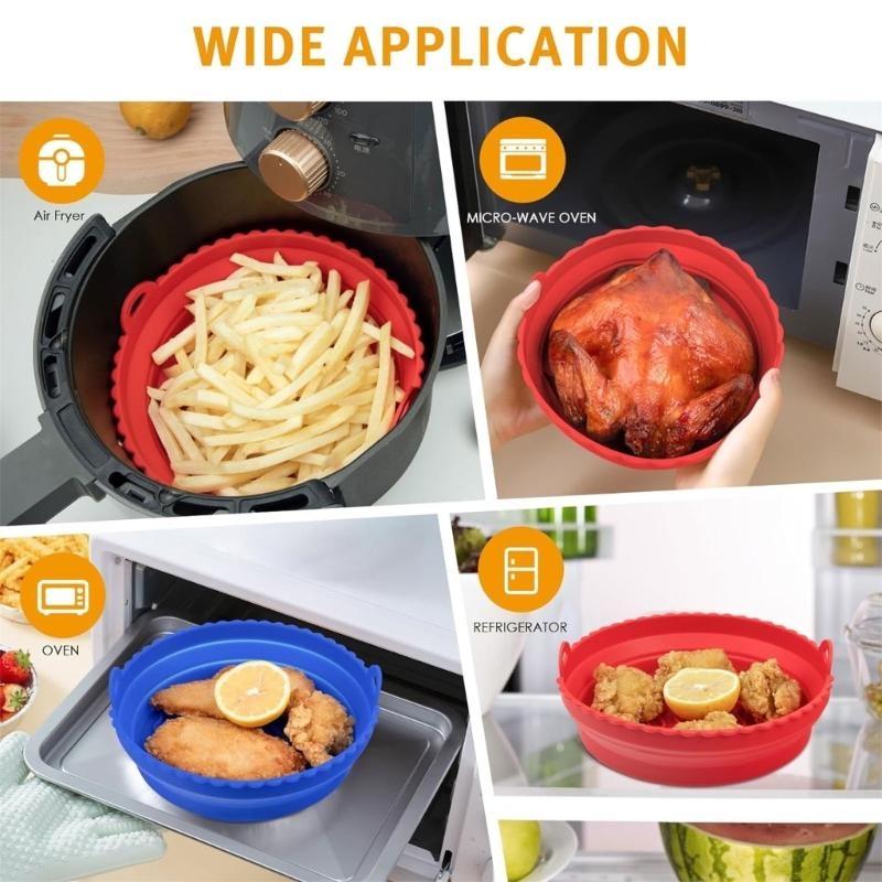 D0AB – panier à doublures en S - Air Fryer Silicone Pot Liner avis et prix