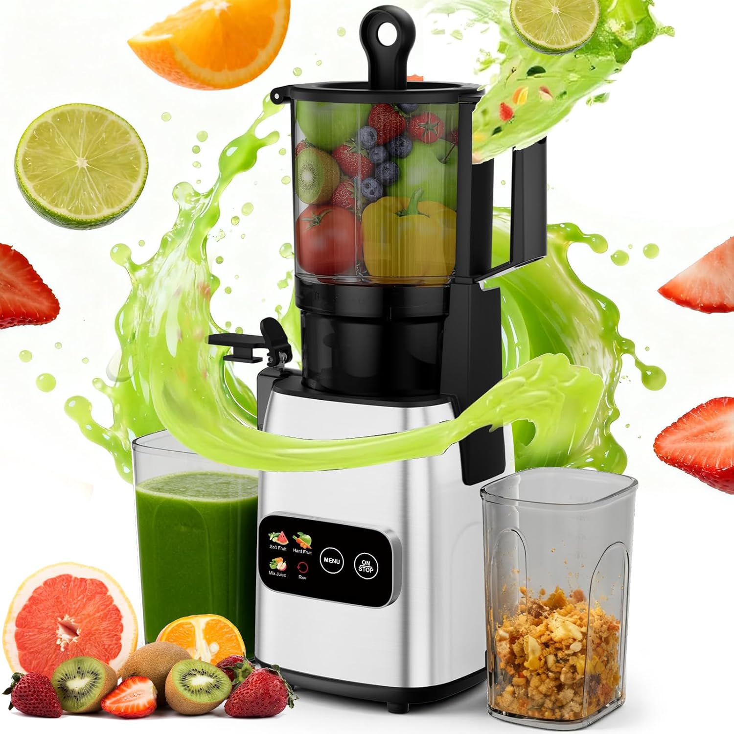 Extracteur de jus à pression à - Electric Slow Juicer Cold Press avis et prix