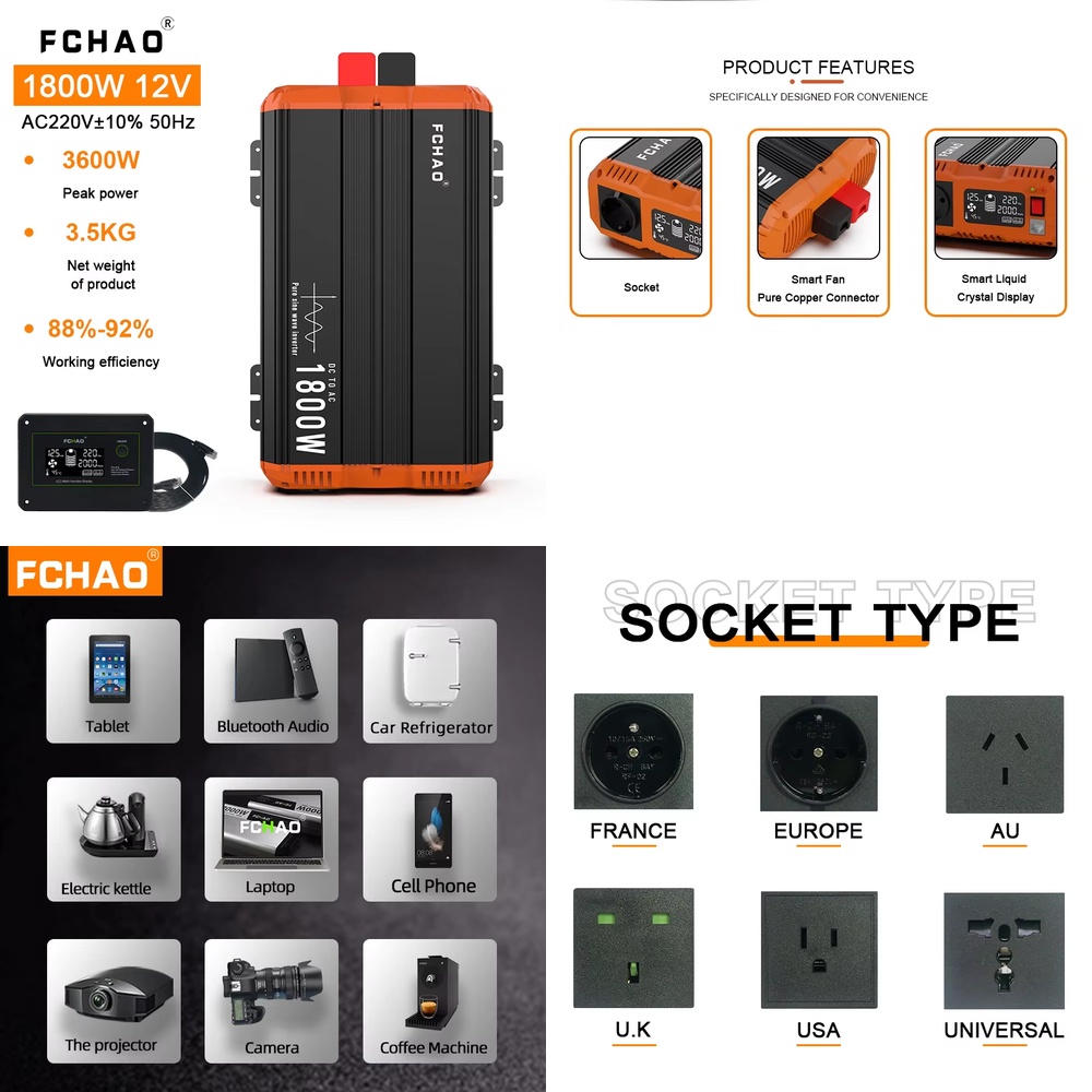Convertisseur de tension 1800W - Home Appliances avis et prix