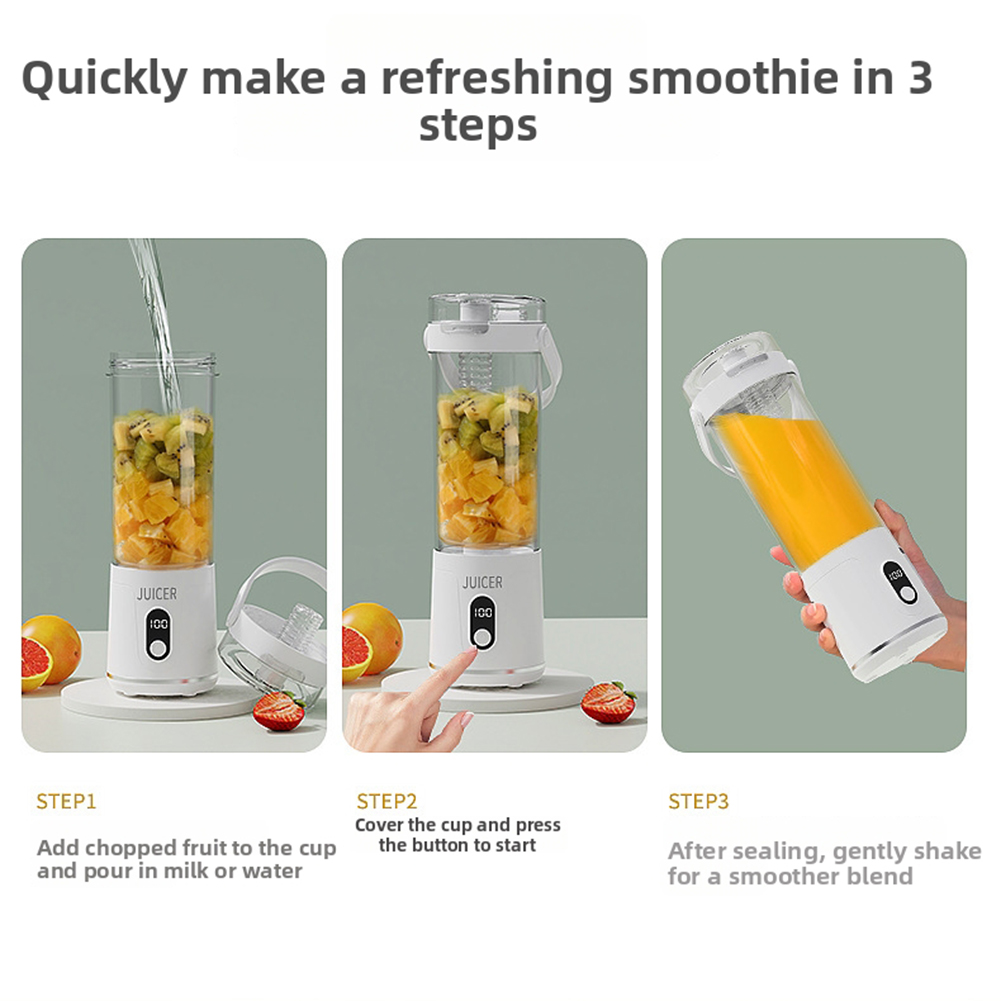 Blender portable 600 ml, mixeu - Portable Blender Usb Rechargeable avis et prix